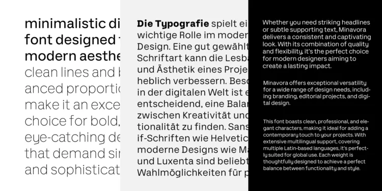 Vertiga Sans– Modern Sans Serif Font Family with 9 Weights (Thin to Black)