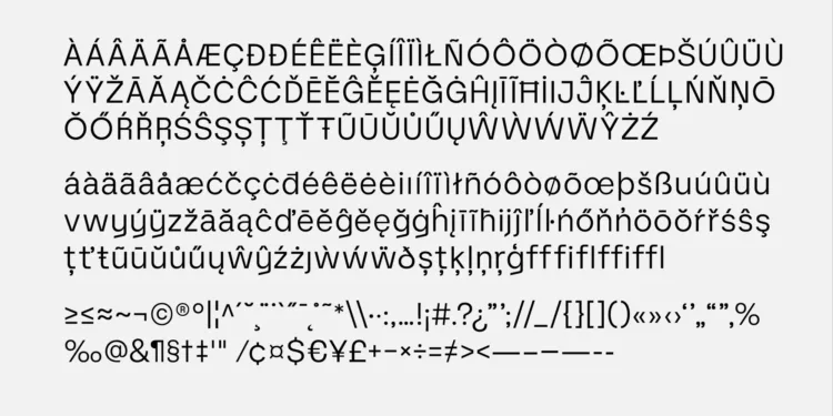 Vertiga Sans– Modern Sans Serif Font Family with 9 Weights (Thin to Black)